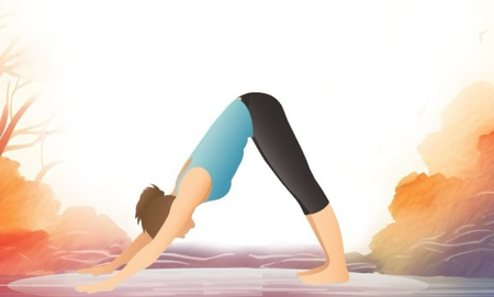 मांसपेशियां मजबूत, मन शांत और तनाव दूर, रोजना करें अधोमुख श्वानासन