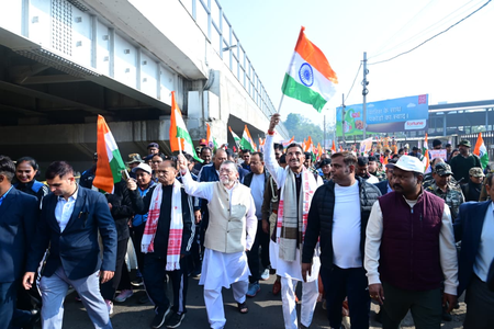 सरदार पटेल की 150वीं जयंती पर रांची में विशाल यूनिटी मार्च, नशामुक्ति और स्वदेशी की ली शपथ