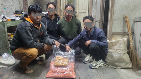 बीएसएफ ने 4.79 करोड़ की प्रतिबंधित ड्रग्स जब्त की, चार तस्कर गिरफ्तार बीएसएफ ने 4.79 करोड़ की प्रतिबंधित ड्रग्स जब्त की, चार तस्कर गिरफ्तार