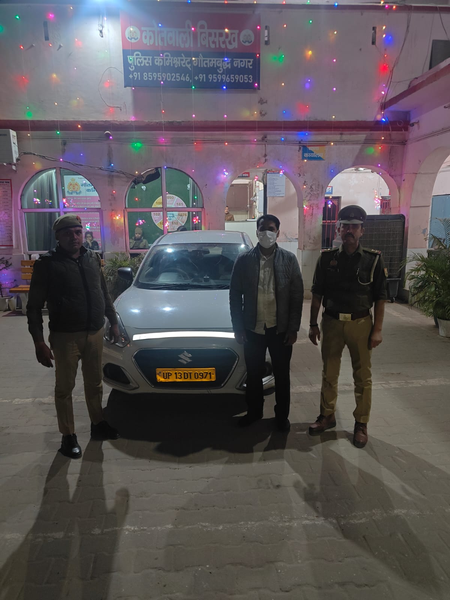 ग्रेटर नोएडा  छात्र पर कैब चढ़ने के मामले में पुलिस सख्त, ड्राइवर सलाखों के पीछे