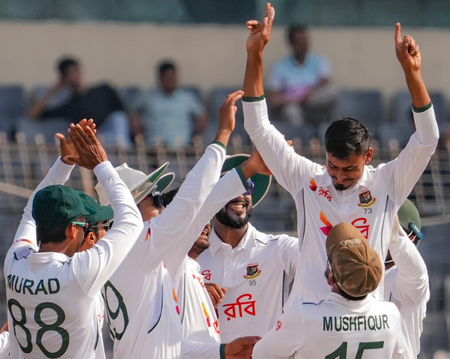 तैजुल इस्लाम बांग्लादेश के सबसे सफल टेस्ट गेंदबाज बने, शाकिब अल हसन को पछाड़ा