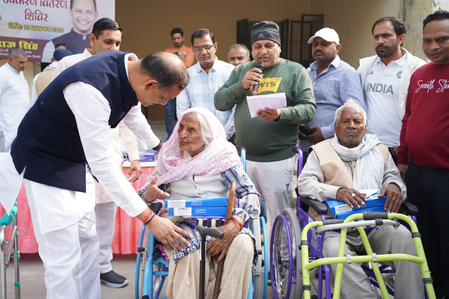 Hearing aids, wheelchairs worth Rs 13 lakh given to elderly: Delhi Minister