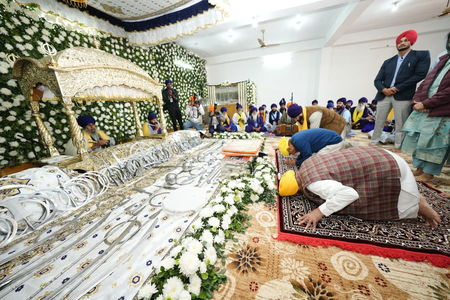 Anandpur Sahib resonates with 'Bole so Nihal, Sat Sri Akal' slogans to mark sacrifice of Guru Teg Bahadur