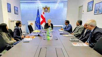 भारत और जॉर्जिया के बीच व्यापार के विस्तार पर हुई चर्चा;  वस्त्र, परिधान, कालीन और रेश्म उत्पादों पर रहा फोकस