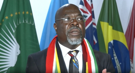 जी20 की बैठक में सबने घोषणापत्र को एकमत से अपनाया दक्षिण अफ्रीकी सरकार के प्रवक्ता