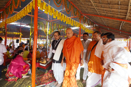 ध्वज पूजन के चौथे दिन अधिवास संपन्न, ध्वजारोहण की तैयारियां तेज