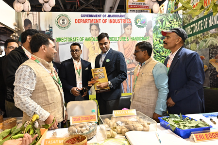 आईआईटीएफ 2025  झारखंड की सोहराय–पैतकर कला और खादी बना आकर्षण का केंद्र