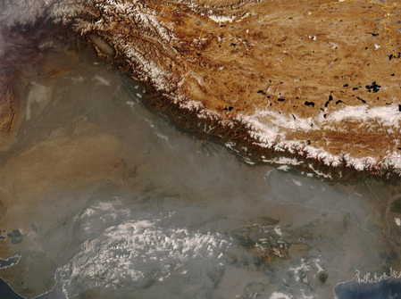 ज्वालामुखी से निकली राख का बादल उत्तरी भारत से आगे बढ़ा, सतह पर कहीं भी कोई खतरा नहीं