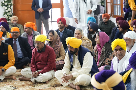 350वें शहीदी दिवस पर सीएम भगवत मान और केजरीवाल ने पंजाब की तरक्की के लिए प्रार्थना की