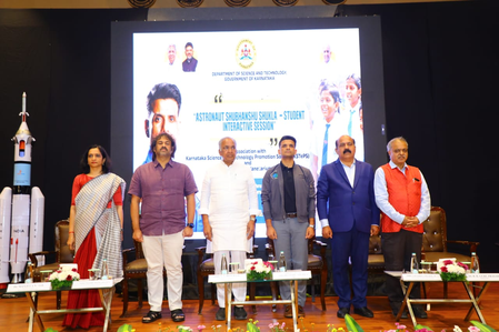 Bengaluru: 'Stay fit & disciplined to reach space', says astronaut Shubhanshu Shukla to students