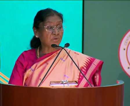 भारत शांति के लिए कठोर लेकिन जिम्मेदार कार्रवाई करने की नैतिक स्पष्टता रखता है  राष्ट्रपति मुर्मू