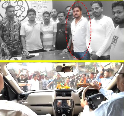 Protests erupt in Bengal's Diamond Harbour on arrival of Union Minister Sukanta Majumdar