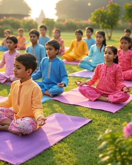 जान लें बचपन में योग करने के फायदे, बच्चों में बढ़ती है एकाग्रता और आत्मविश्वास