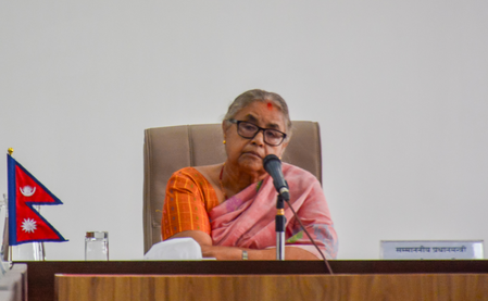 सरकार की जिम्मेदारी शांति और स्थिरता बनाए रखना नेपाल की पीएम सुशीला कार्की