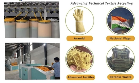 राष्ट्रीय ध्वज, सैन्य, एयरोस्पेस और अग्निरोधी वस्त्र किए जा सकेंगे रिसाइकल