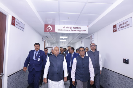 Bihar CM inspects PMCH, reviews progress of redevelopment works