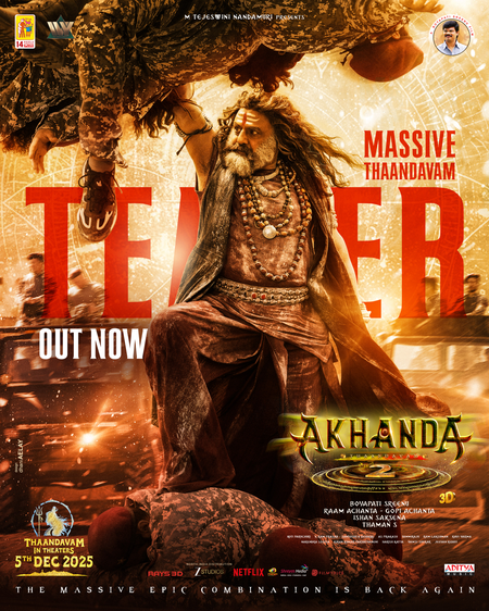 <div>Teaser of Nandamuri Balakrishna's 'Akhanda 2: Thaandavam' packs a punch!</div>