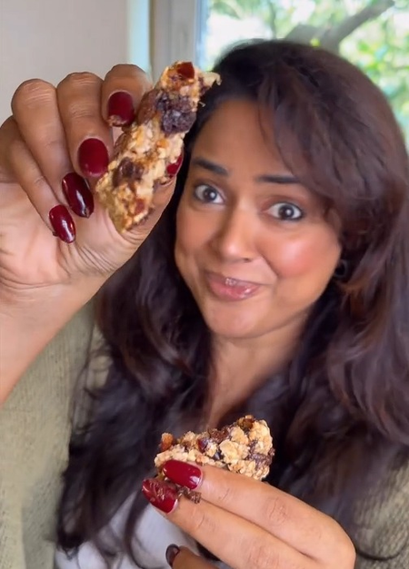 Sameera Reddy shares the recipe of her 'healthy, chocolatey, & guilt-free cookies'