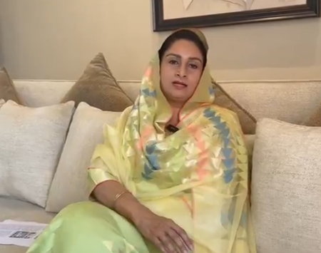 पंजाब की कानून व्यवस्था, ड्रग्स और चंडीगढ़ मुद्दे पर संसद में हो चर्चा हरसिमरत कौर बादल