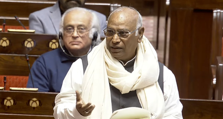 संसद सत्र मल्लिकार्जुन खड़गे पर भाजपा सांसद बोले- सदन में हार का गुस्सा नहीं निकालना चाहिए