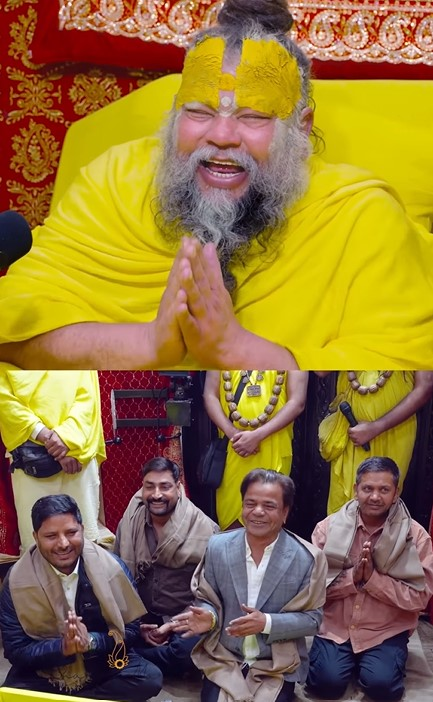 राजपाल यादव ने की प्रेमानंद महाराज से मुलाकात, खुद को बताया द्वापर युग का मनसुखा