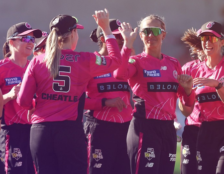 महिला बिग बैश लीग सिडनी सिक्सर्स ने मेलबर्न स्टार्स को 16 रन से हराया