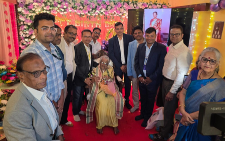 President Murmu lauds 100-year-old doctor who donated Rs 3.4 cr to AIIMS Bhubaneswar