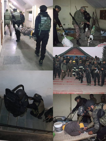 जम्मू-कश्मीर के बारामुला में बड़ा सुरक्षा अभ्यास, रेलवे स्टेशन और हाउसिंग कॉलोनी में मॉक ड्रिल