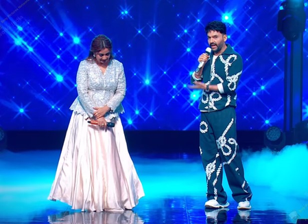 कपिल शर्मा ने खुद को 'इंडियन आइडल का विजेता' किया घोषित, श्रेया घोषाल के साथ गाया 'आंधी' फिल्म का गाना