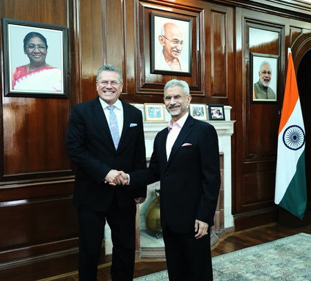 EAM Jaishankar holds talks with EU’s Maros Sefcovic, hopes for productive engagements in India EAM Jaishankar holds talks with EU’s Maros Sefcovic, hopes for productive engagements in India