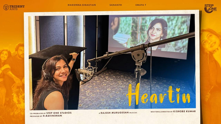 <div>Madonna Sebastian completes dubbing for her film 'Heartin'</div>