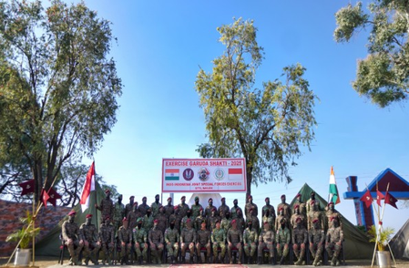 हिमाचल प्रदेश में भारत-इंडोनेशिया संयुक्त विशेष बल अभ्यास गरुड़ शक्ति जारी
