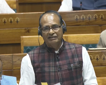 Centre to expand crop insurance to cover losses due to wild animals, inundation: Shivraj Chouhan in LS Centre to expand crop insurance to cover losses due to wild animals, inundation: Shivraj Chouhan in LS