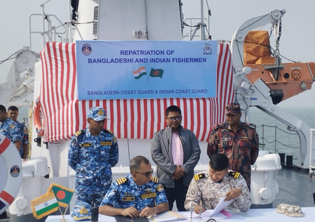India, Bangladesh release fishermen in mutual exchange India, Bangladesh release fishermen in mutual exchange