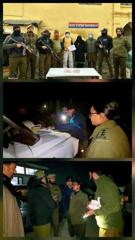 Two drug peddlers held in J&K's Baramulla; 964 gm heroin seized