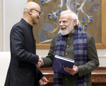 Microsoft to invest .5 bn in India to scale up AI, PM Modi says will leverage it for better planet