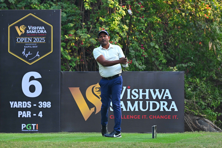 Vishwa Samudra Open 2025: Thangaraja moves to the top with day’s best 66