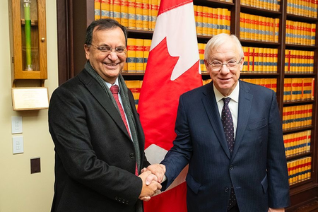 Indian envoy to Canada meets Speaker of House of Commons, discusses parliamentary cooperation Indian envoy to Canada meets Speaker of House of Commons, discusses parliamentary cooperation