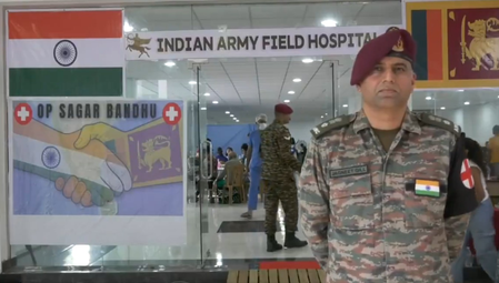 Indian Army sets up full-scale field hospital in flood-hit Sri Lanka under Op Sagar Bandhu Indian Army sets up full-scale field hospital in flood-hit Sri Lanka under Op Sagar Bandhu