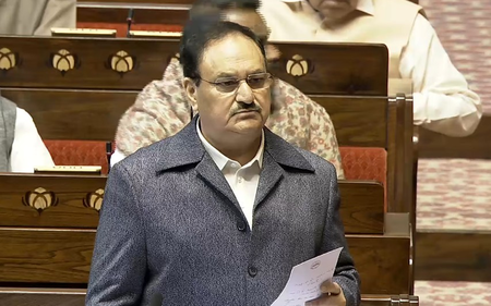 'वंदे मातरम मां भारती की साधना, सेवा और आराधना', राज्यसभा में बोले जेपी नड्डा