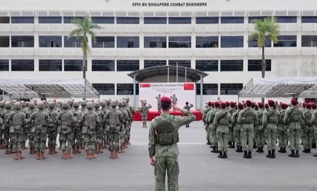 चीन-सिंगापुर 'सहयोग-2025' थल सेना संयुक्त प्रशिक्षण शुरू चीन-सिंगापुर 'सहयोग-2025' थल सेना संयुक्त प्रशिक्षण शुरू