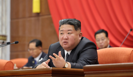 <div>North Korea's Kim touts policy of bolstering defence capabilities at key party meeting</div>