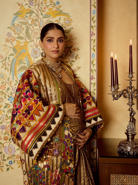 Mom-to-be Sonam Kapoor flaunts baby bump in chic wedding season look
