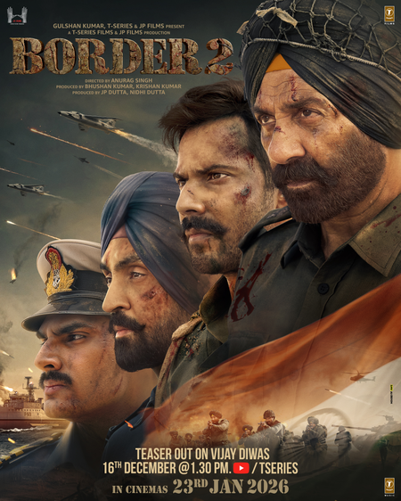 <div>Sunny Deol's 'Border 2' to pay tribute to Kargil warriors, teaser to be launched on Vijay Diwas</div>