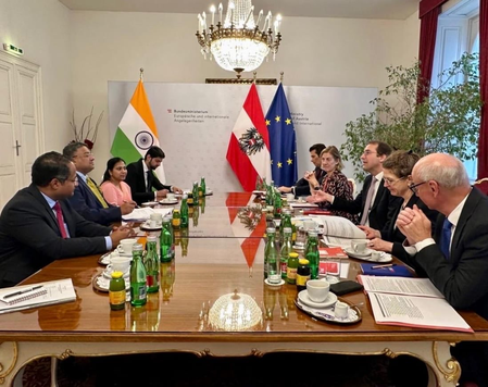 India, Austria review bilateral ties, discuss regional and global developments India, Austria review bilateral ties, discuss regional and global developments