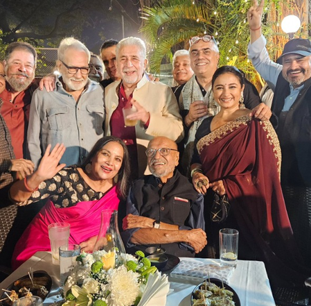 Divya Dutta shares a cherished moment from Shyam Benegal’s 90th birthday with Shabana Azmi and Naseeruddin Shah Divya Dutta shares a cherished moment from Shyam Benegal’s 90th birthday with Shabana Azmi and Naseeruddin Shah