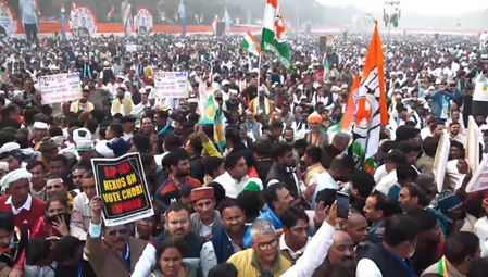 'Not our people': Cong distances from objectionable slogans against PM at 'vote chori' protest