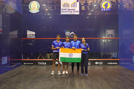 India clinch maiden Squash World Cup title with dominant win over Hong Kong, China India clinch maiden Squash World Cup title with dominant win over Hong Kong, China