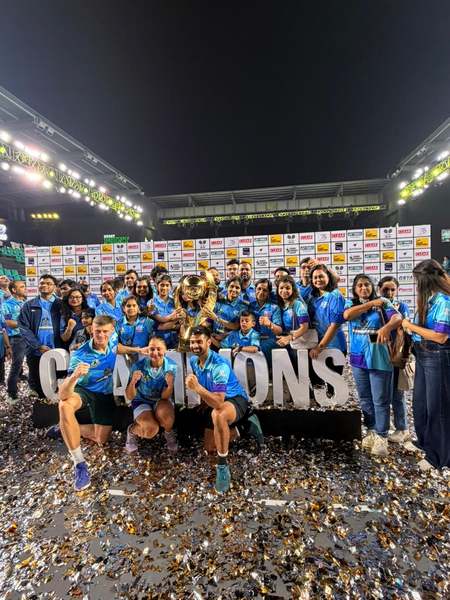 TPL: GS Delhi Aces clinch maiden title as season 7 concludes in Ahmedabad TPL: GS Delhi Aces clinch maiden title as season 7 concludes in Ahmedabad