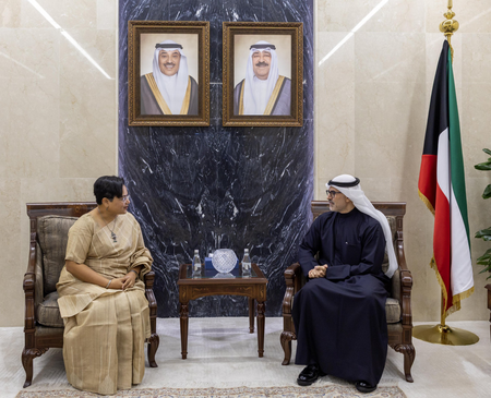 Indian envoy meets Kuwait's Deputy FM, discusses strengthening strategic partnership Indian envoy meets Kuwait's Deputy FM, discusses strengthening strategic partnership